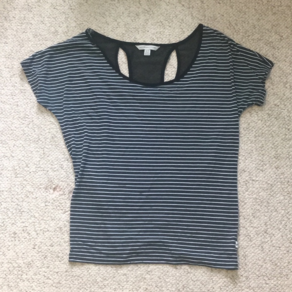 Black and white American Eagle blouse